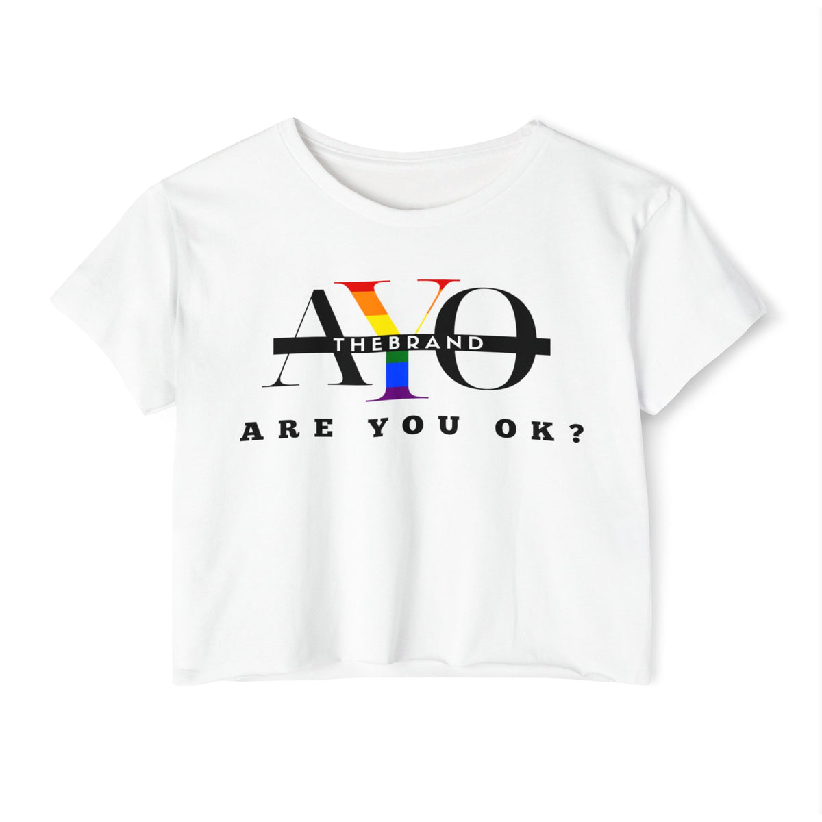 Are You Ok? - Pride Crop Top