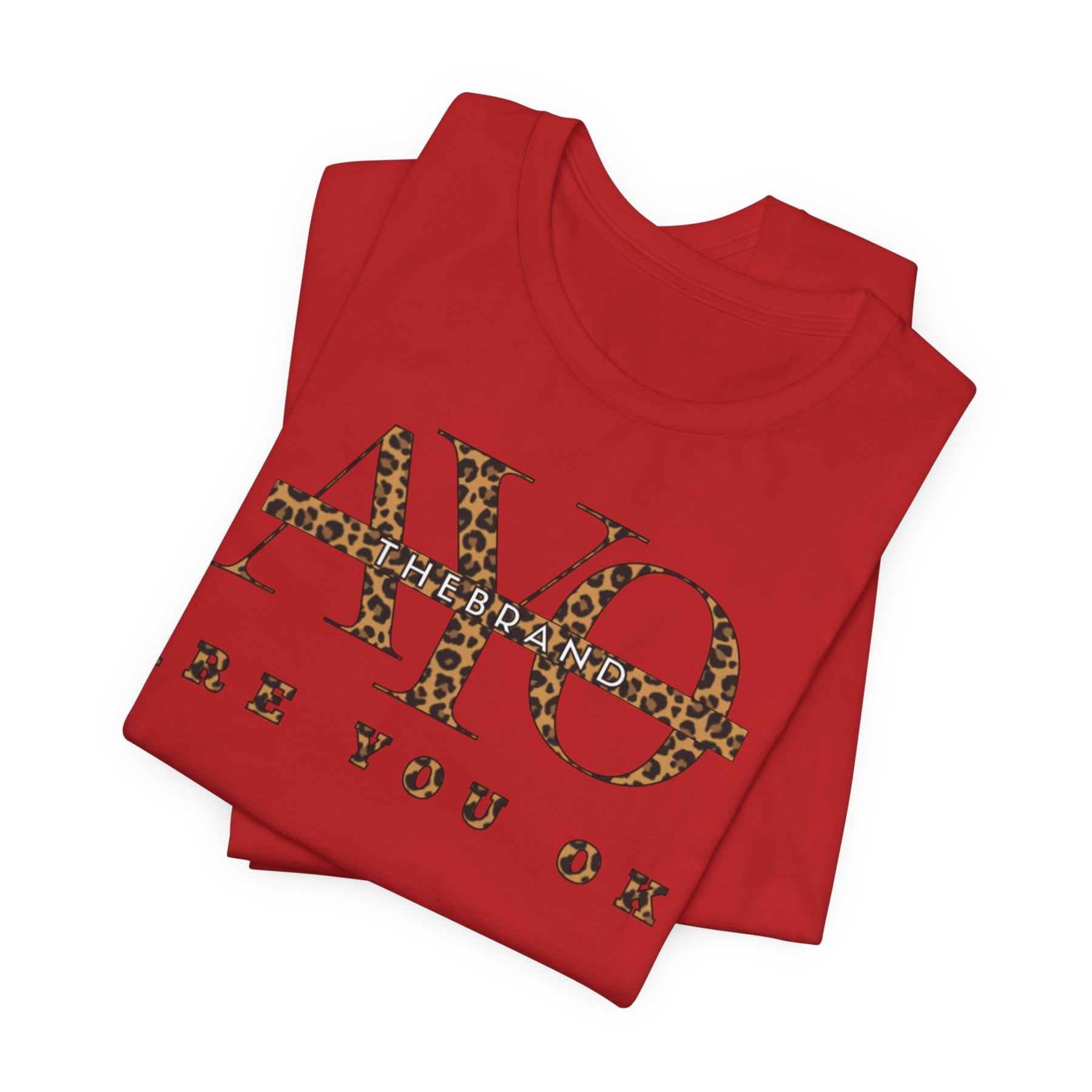 Are You Ok? - Leopard Print Tee