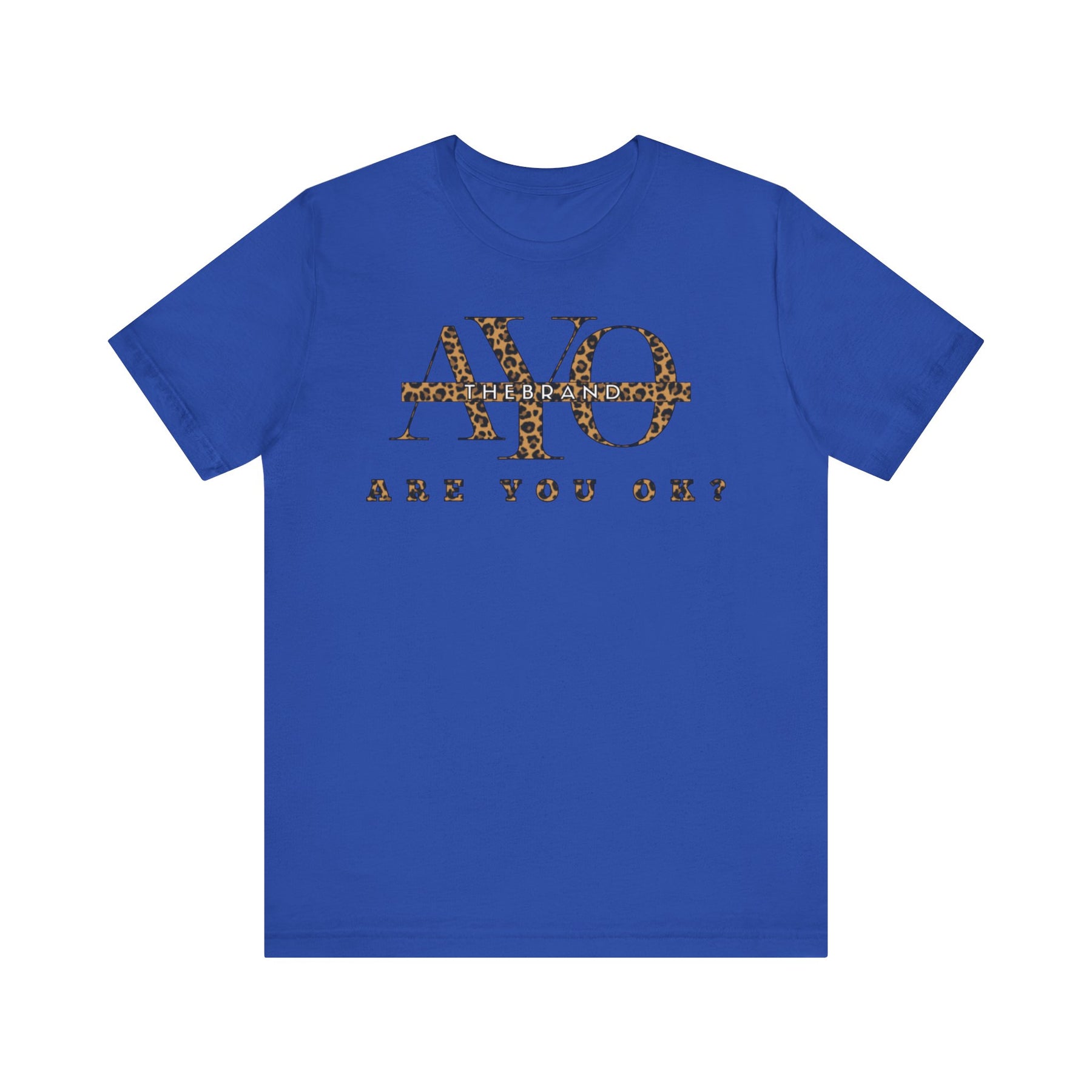 Are You Ok? - Leopard Print Tee