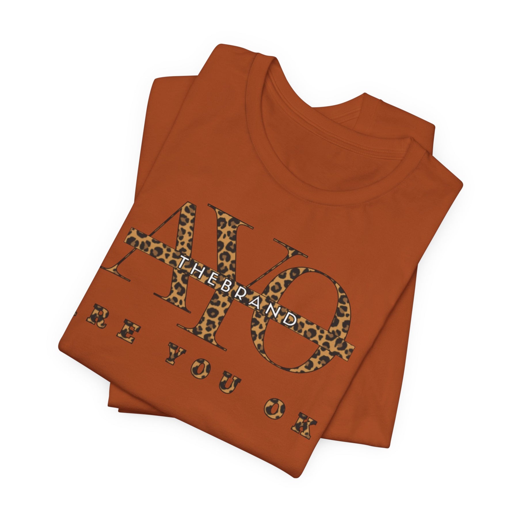 Are You Ok? - Leopard Print Tee