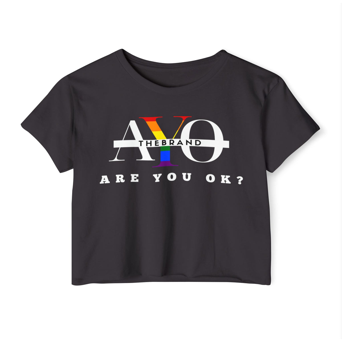 Are You Ok? - Pride Crop Top