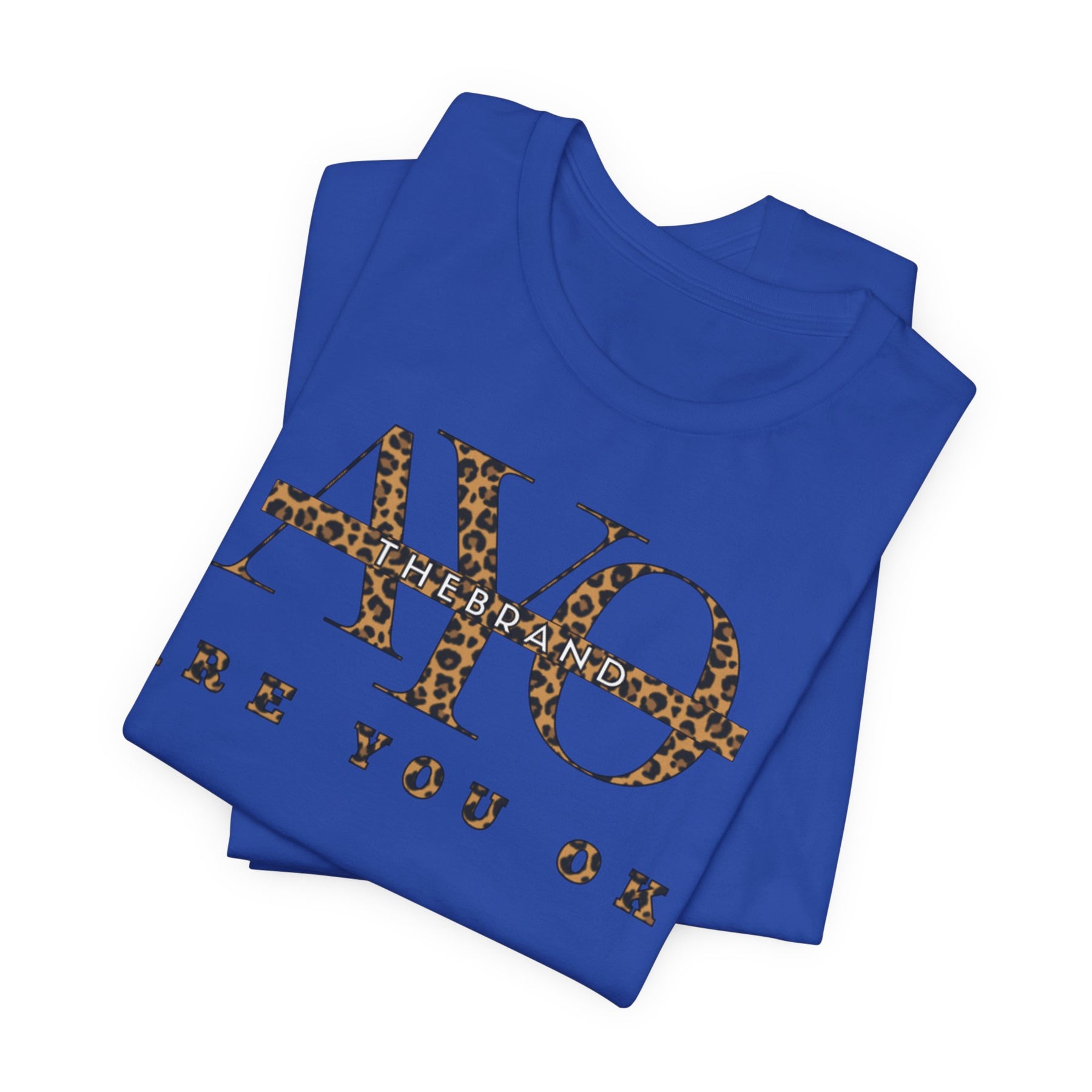 Are You Ok? - Leopard Print Tee