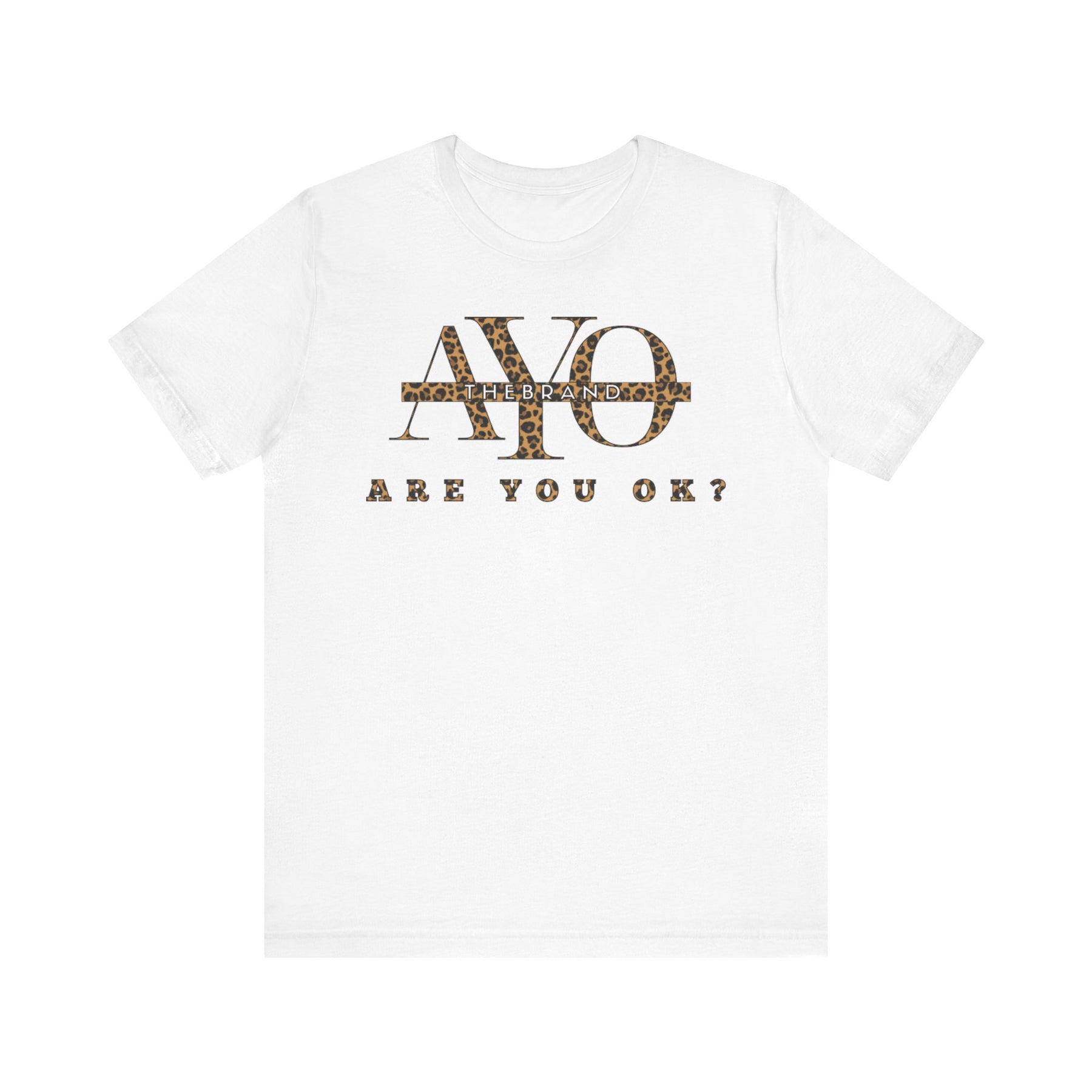 Are You Ok? - Leopard Print Tee