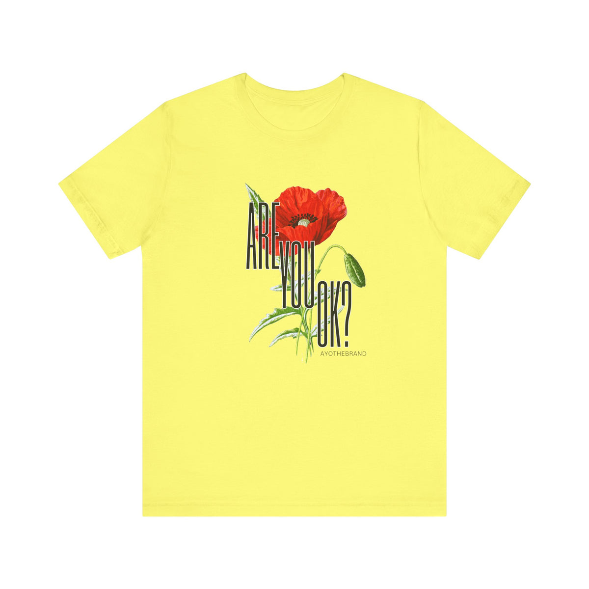 Are You Ok? Floral Tee