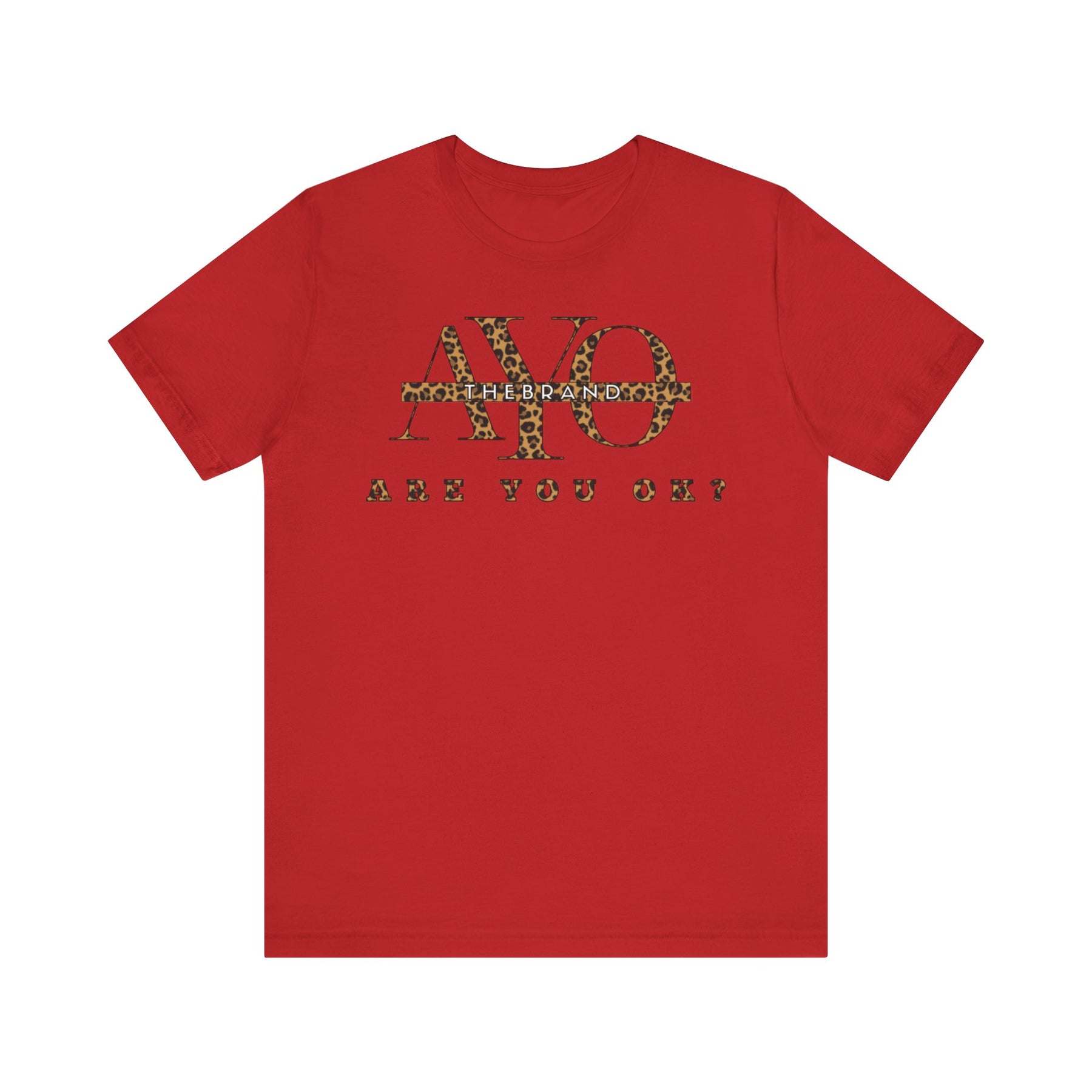 Are You Ok? - Leopard Print Tee