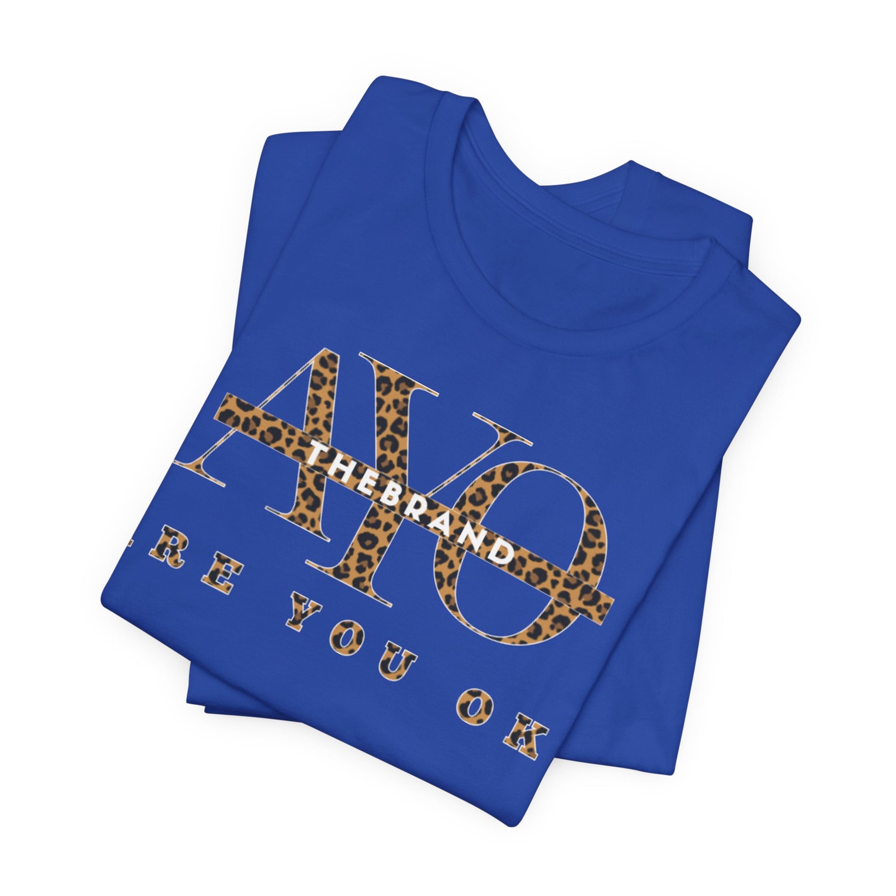 Are You Ok? - Leopard Print Tee