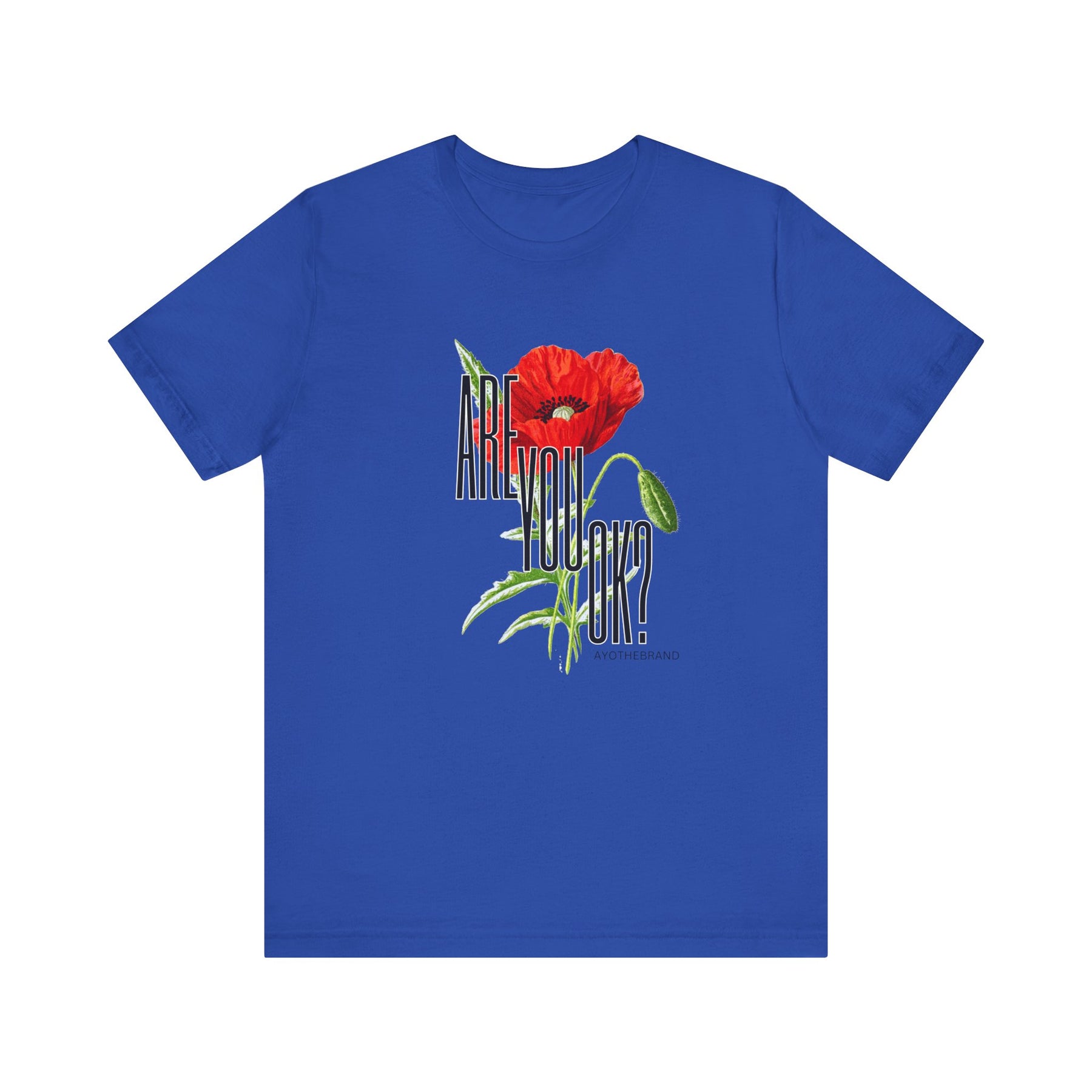 Are You Ok? Floral Tee
