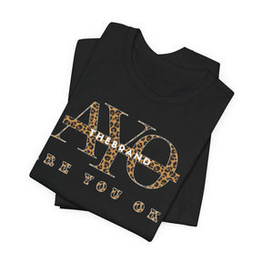 Are You Ok? - Leopard Print Tee
