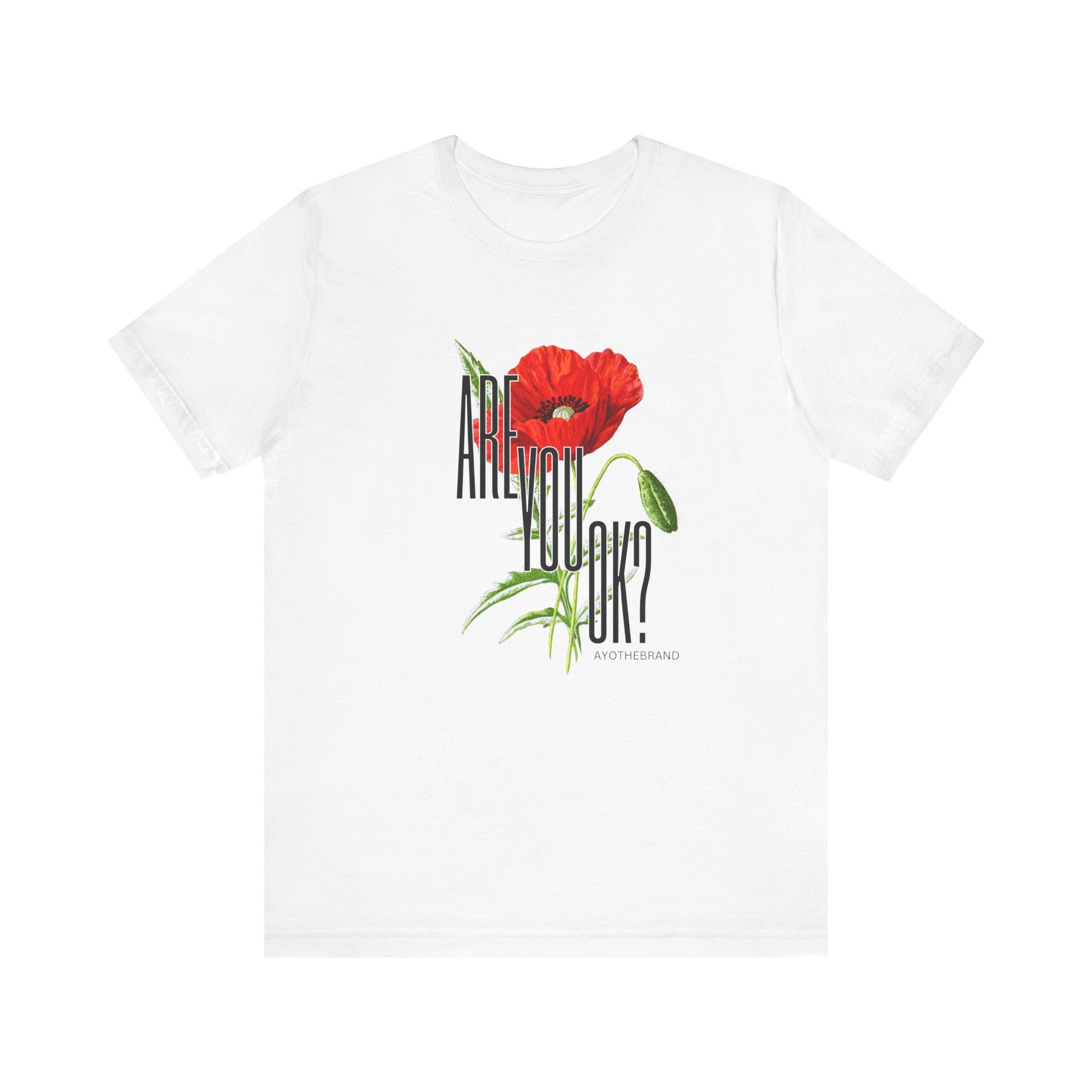 Are You Ok? Floral Tee