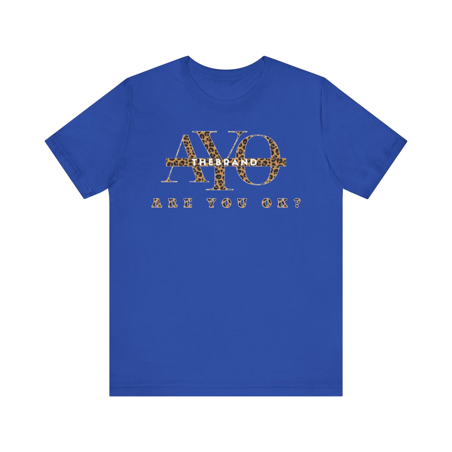 Are You Ok? - Leopard Print Tee