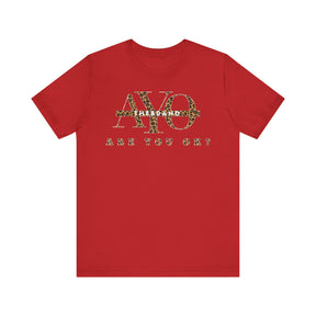 Are You Ok? - Leopard Print Tee
