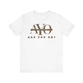 Are You Ok? - Leopard Print Tee