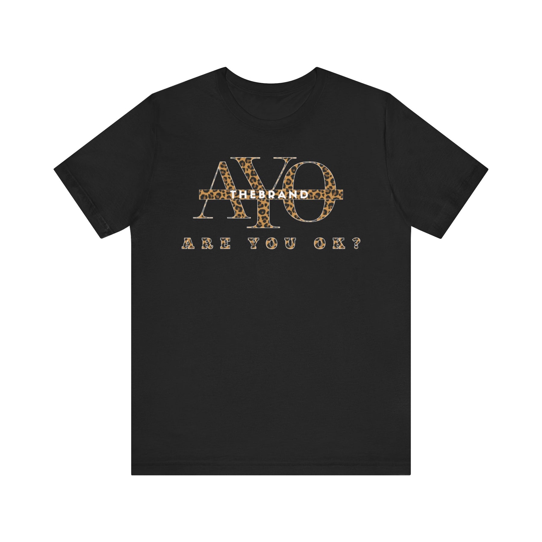 Are You Ok? - Leopard Print Tee