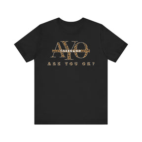 Are You Ok? - Leopard Print Tee